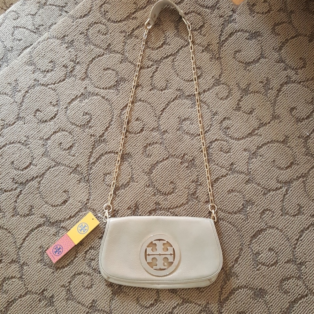 Tory Burch Glitter Logo Clutch/ Purse